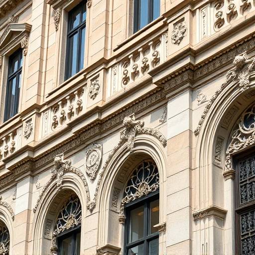 Dettaglio architettonico di un edificio storico milanese
